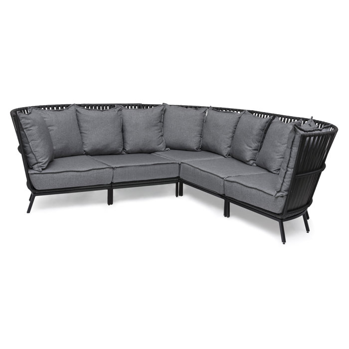 Garten Living Gartenecksofa Zeynep mit Kissen | Wayfair.de